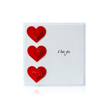 I Love You - 3 Hearts