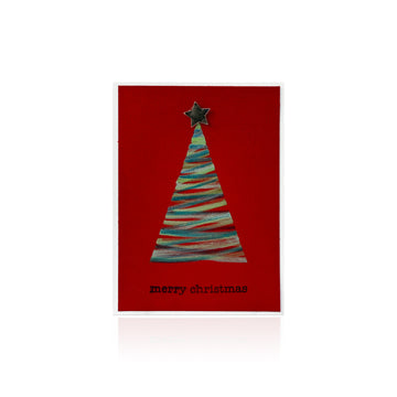 Abstract Christmas Tree (Pack of 4)
